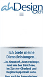 Mobile Screenshot of ahdesign.ch