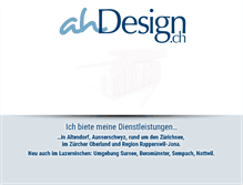 Tablet Screenshot of ahdesign.ch